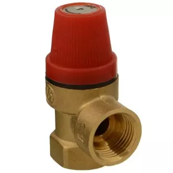 Клапан предохранительный Terma 1/2 ВР(г) х 1/2 ВР(г) 4 бар для систем отопления 120 °С KVs 0,5 (88085)