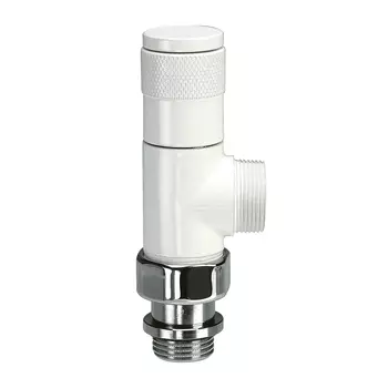 Клапан регулирующий осевой SR Rubinetterie Tondera 1/2 НР(ш) х 3/4 НР(ш) ЕК для радиатора (0624-1500VCEA)