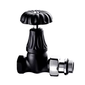 Клапан регулирующий SR Rubinetterie Floral Old Style 1/2 ВР(г) х 1/2 НР(ш) для радиатора (0338-1500VC0S)