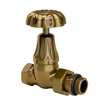 Клапан регулирующий SR Rubinetterie Floral Old Style 1/2 ВР(г) х 1/2 НР(ш) для радиатора (0338-1500Z000)