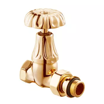 Клапан регулирующий SR Rubinetterie Floral Old Style 1/2 ВР(г) х 1/2 НР(ш) для радиатора (0338-1500D000)