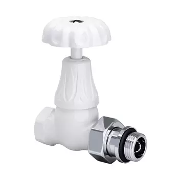 Клапан регулирующий SR Rubinetterie Floral Old Style 1/2 ВР(г) х 1/2 НР(ш) для радиатора (0338-1500VC0A)