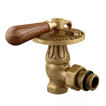 Клапан регулирующий угловой SR Rubinetterie Belle Epoque 1/2 ВР(г) х 1/2 НР(ш) для радиатора (0310-1500Z000)