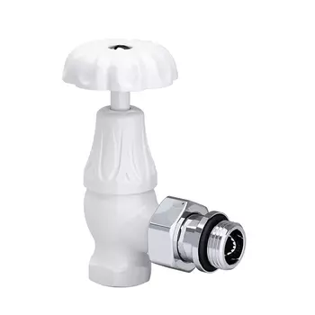 Клапан регулирующий угловой SR Rubinetterie Floral Old Style 1/2 ВР(г) х 1/2 НР(ш) для радиатора (0337-1500VC0A)