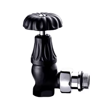 Клапан регулирующий угловой SR Rubinetterie Floral Old Style 1/2 ВР(г) х 1/2 НР(ш) для радиатора (0337-1500VC0S)