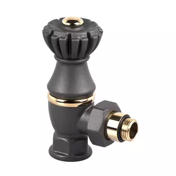 Клапан регулирующий угловой SR Rubinetterie Liberty 1/2 ВР(г) х 3/4 НР(ш) для радиатора (0325-2000V00P)