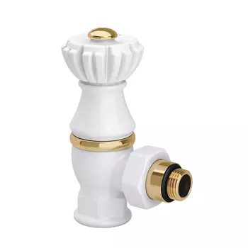 Клапан регулирующий угловой SR Rubinetterie Liberty 1/2 ВР(г) х 3/4 НР(ш) для радиатора (0325-2000V00A)