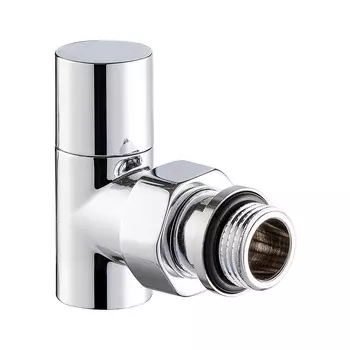 Клапан регулирующий угловой SR Rubinetterie Tondera Light 1/2 ВР(г) х 1/2 НР(ш) для радиатора (0774-1500C000)