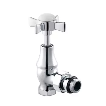 Клапан регулирующий угловой SR Rubinetterie Victoria 1/2 ВР(г) х 1/2 НР(ш) для радиатора (0332-1500C000)