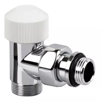 Клапан термостатический угловой SR Rubinetterie Tondera 1/2 НР(ш) х 3/4 НР(ш) ЕК для радиатора (0633-1500C0E0)