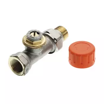 Клапан регулирующий Тесе 1/2 НР(ш) х 1/2 ВР(г) для радиатора (8740431)