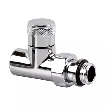 Клапан (вентиль) запорный прямой SR Rubinetterie Tondera (0672-1500C000) 1/2 ВР(г) х 1/2 НР(ш) для радиатора хром