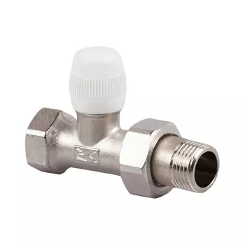 Клапан запорный SR Rubinetterie Universal 1/2 ВР(г) х 1/2 НР(ш) для радиатора (A524-1500N000)