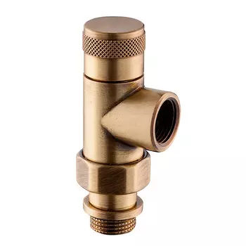 Клапан запорный осевой SR Rubinetterie Tondera 1/2 ВР(г) х 1/2 НР(ш) для радиатора (0671-1500Z000)