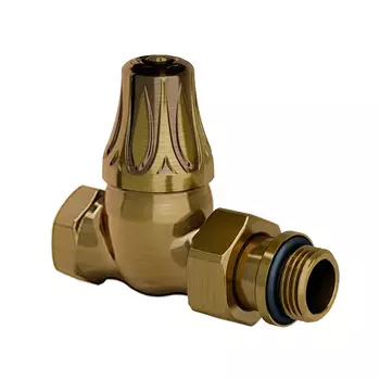 Клапан запорный SR Rubinetterie Floral Old Style 1/2 ВР(г) х 1/2 НР(ш) для радиатора (0397-1500Z000)