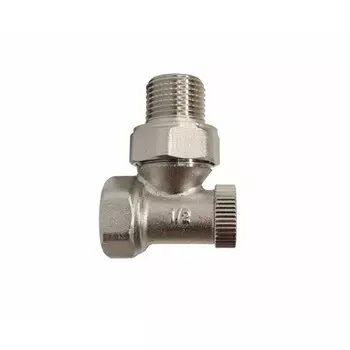 Клапан запорный угловой Arrowhead Element 1/2 ВР(г) х 1/2 НР(ш) для радиатора (215122)