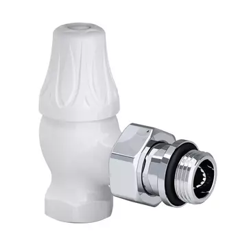 Клапан запорный угловой SR Rubinetterie Old Style 1/2 ВР(г) х 1/2 НР(ш) для радиатора (0341-1500VC0A)