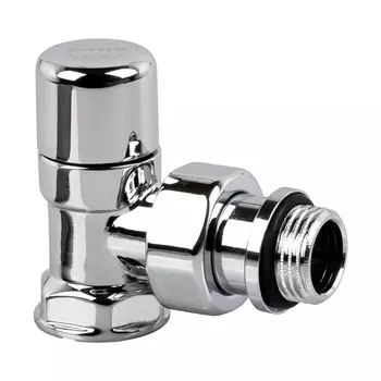 Клапан запорный угловой SR Rubinetterie Ovus 1/2 ВР(г) х 1/2 НР(ш) для радиатора (0453-1500C000)