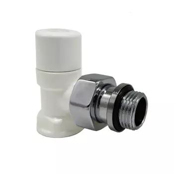 Клапан запорный угловой SR Rubinetterie Ovus 1/2 ВР(г) х 1/2 НР(ш) для радиатора (0453-1500VC0A)