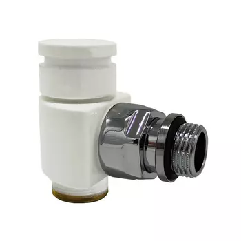 Клапан запорный угловой SR Rubinetterie Prestige Minimal 1/2 НР(ш) х 24/19 для радиатора (0363-1500VCPA)