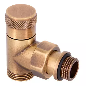 Клапан запорный угловой SR Rubinetterie Tondera 1/2 НР(ш) х 3/4 НР(ш) ЕК для радиатора (0673-1500Z0E0)