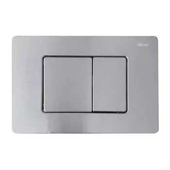 Клавиша смыва для инсталляций Abber хром матовый (AC0120MCH)