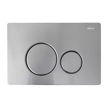 Клавиша смыва для инсталляций Abber хром матовый (AC0121MCH)