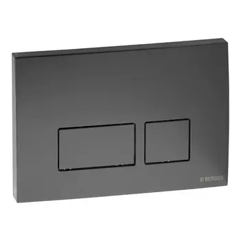 Клавиша смыва для инсталляций Berges Element черная (041015)