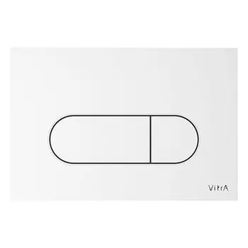 Клавиша смыва для инсталляций Vitra Root Round белая (740-2200)