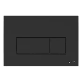 Клавиша смыва для инсталляций Vitra Root Square черная матовая (740-2311)