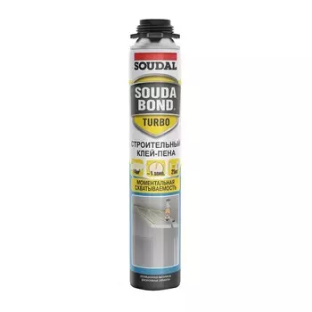 Клей для дерева и кирпича профессиональный Soudal Soudabond Turbo 750 мл