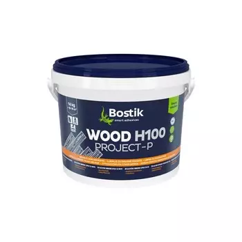 Клей для паркета полимерный гибридный Bostik Wood H100 Project-P SMP однокомпонентный 14 кг