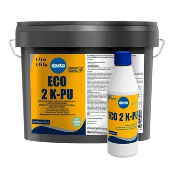 Клей для паркета полиуретановый Кесто Eco 2 K-PU двухкомпонентный 5,45 кг + 0,55 кг