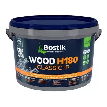 Клей для паркета полимерный гибридный Bostik Wood H180 Classic STP однокомпонентный 21 кг