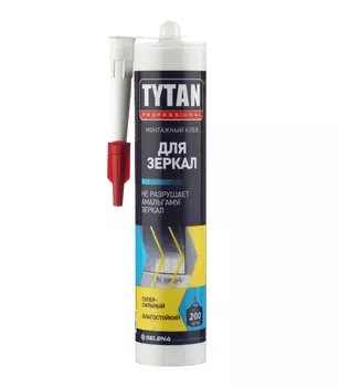 Клей монтажный каучуковый Tytan для зеркал бежевый 310 мл