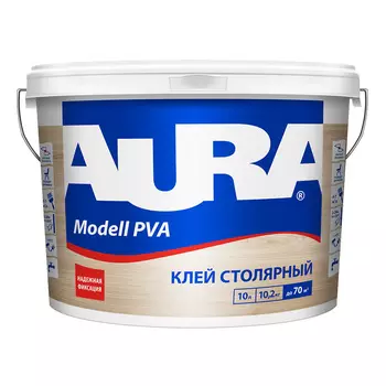 Клей ПВА столярный Aura Modell PVA водостойкий D2 10 кг