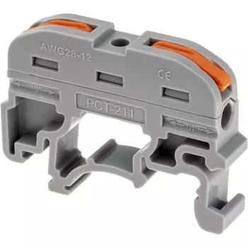 Клемма на 1 провод Duwi СМК-401DIN 4 кв.мм с рычажками без пасты (5 шт.) (26740 9)