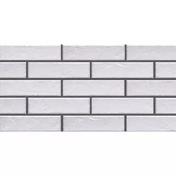 Клинкерная плитка для фасада Cerrad Foggia bianco (38 шт.=0,6 кв.м ) белая 245х65х8 мм