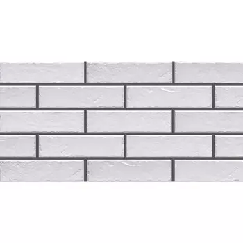 Клинкерная плитка для фасада Cerrad Foggia bianco (38 шт.=0,6 кв.м) белая 245х65х8 мм