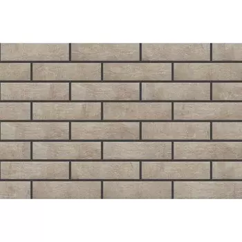 Клинкерная плитка для фасада Cerrad Loft brick salt (38 шт.= 0,6 кв.м) серая 245х65х8 мм