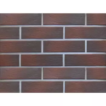 Клинкерная плитка для фасада Paradyz Cloud struktur brown (46 шт.=0,74 кв.м) коричневая 245х66х7 мм