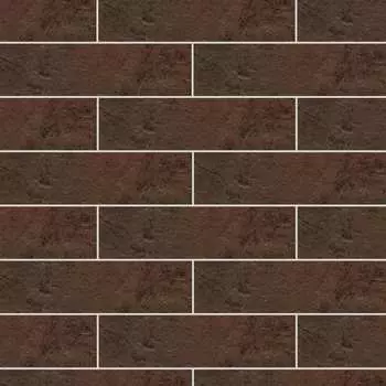 Клинкерная плитка для фасада Semir struktur 245х65,8х7,4 мм коричневая (44 шт.=0,71 кв.м)