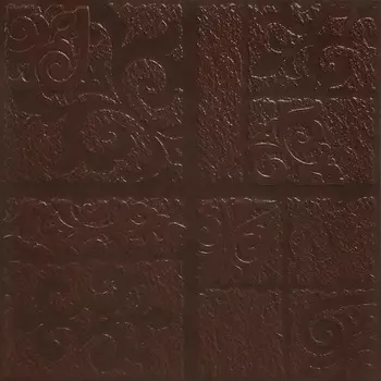 Клинкерная плитка Керамин Каир 4Д рельеф коричневый рельеф 298х298х8 мм (15 шт.=1,33 кв.м)