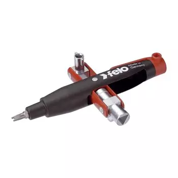 Ключ для ящиков крестообразный Felo 105 мм с насадками