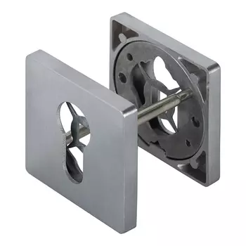 Ключевина Fuaro ET квадратная розетка сатинированный хром