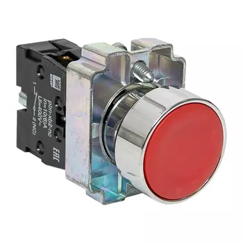 Кнопка EKF PROxima BA42 230 В IP40 металлическая красная (xb2-ba42)