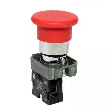 Кнопка грибок EKF PROxima ВС42 230 В 1NC IP65 без фиксации красная (xb2-bc42-65)