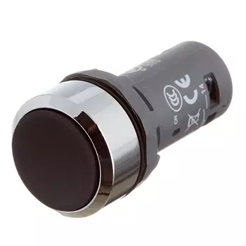 Кнопка плоская ABB CP1-30B-11 300 В IP20 без фиксации черная (1SFA619100R3076)