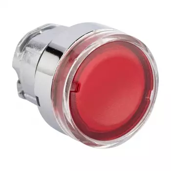 Кнопка плоская EKF PROxima XB4 660 В IP40 без фиксации с подсветкой красная (XB4BW-R)