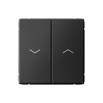 Кнопка управления жалюзи Systeme Electric ArtGallery встраиваемая базальт (SE GAL001419)